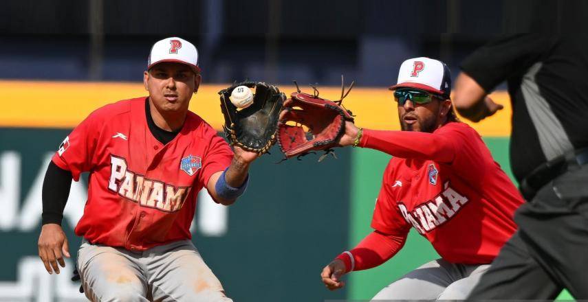 ML | Peloteros del equipo de Panamá durante una jugada en el ‘World Baseball Classic’, celebrado en 2023, en Taichung, Taiwán.