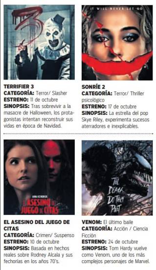 $!Spooky season: los estrenos de octubre