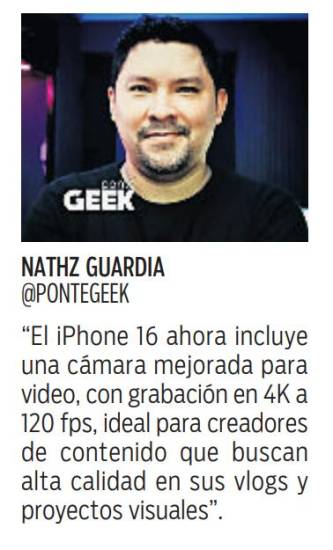 $!Presentan iPhone 16