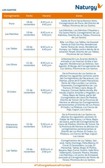 $!Aviso Importante: Trabajos de mantenimiento en la red eléctrica del 18 al 24 de noviembre de 2024