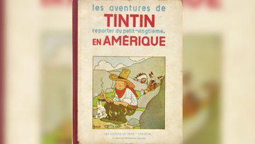 Un ejemplar de “Tintin en Amérique” dedicado por Hergé, vendido por 191.145 euros en París