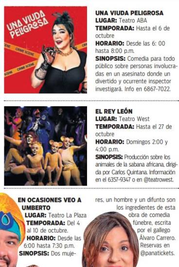 $!Comedias sobre misterio en el teatro