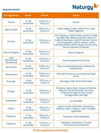 $!AVISO IMPORTANTE: Trabajos de mantenimiento en la red eléctrica del 11 al 17 de noviembre de 2024