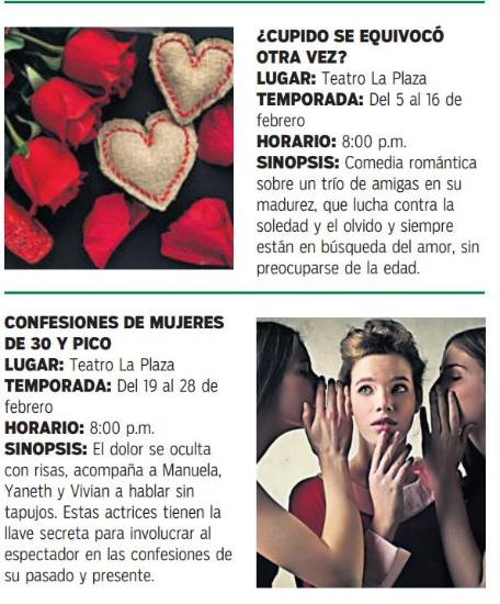 $!Comedia y amor en el teatro