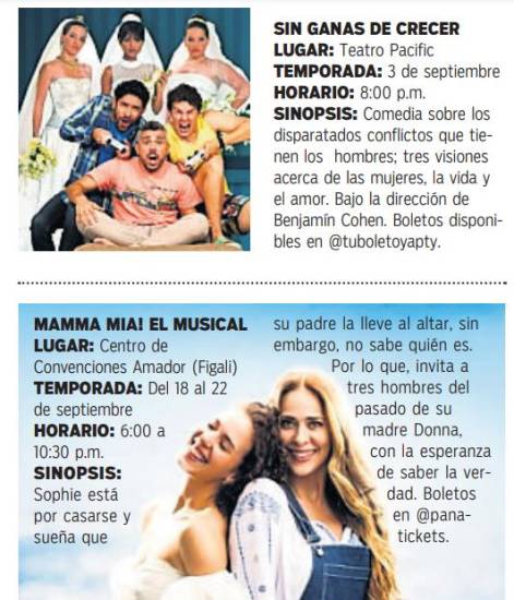 $!Teatros listos para las obras de septiembre