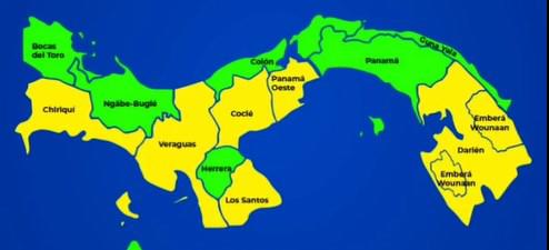 $!Declaran alerta amarilla en seis provincias y una comarca