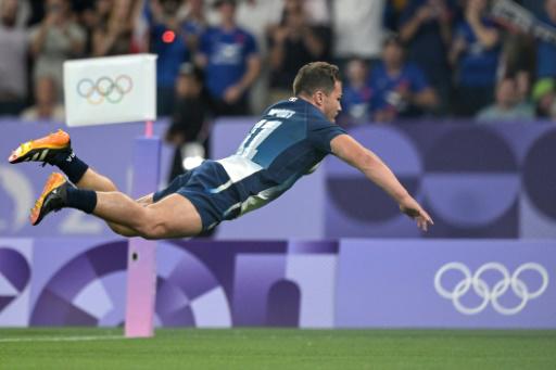 Francia elimina con autoridad a Argentina en el rugby a siete de París-2024