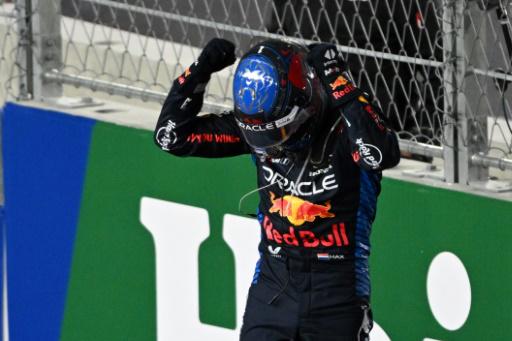 Max Verstappen celebra su cuarto título mundial consecutivo de Fórmula 1. En Las Vegas (Estados Unidos), el 23 de noviembre de 2024