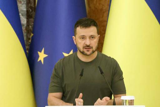 AFP | El presidente ucraniano, Volodimir Zelenski, el 20 de septiembre de 2024 en Kiev.