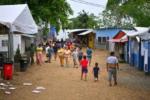 AFP | Migrantes en la Estación de Recepción Migratoria de Lajas Blancas, Darién, Panamá, el 26 de septiembre de 2024