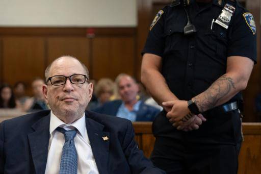 El exproductor de cine Harvey Weinstein comparece en la Corte Penal de Manhattan en una vista para preparar su juicio, el 19 de julio de 2024.