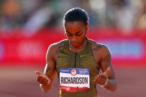 Sha'Carri Richardson no clasifica a los 200 metros planos de Paris-2024