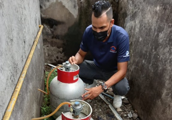 Detectan uso indebido del tangue de gas de 25 libras