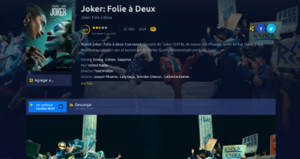 Ciberdelincuentes explotan la expectativa en torno al estreno de “Joker: Folie à Deux”