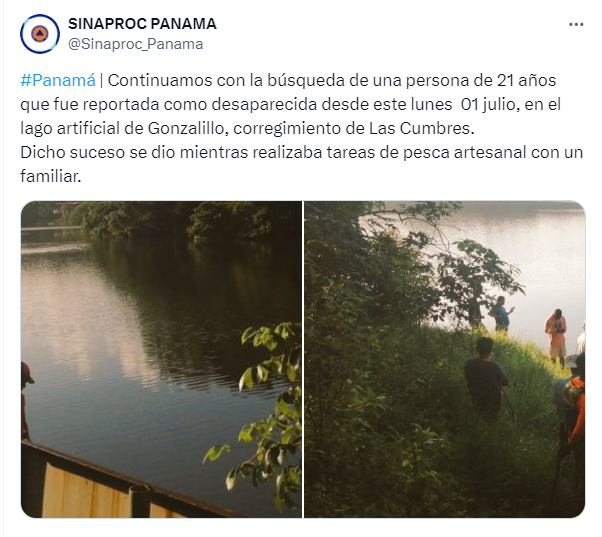 $!Una persona desaparece en el lago artificial de Gonzalillo