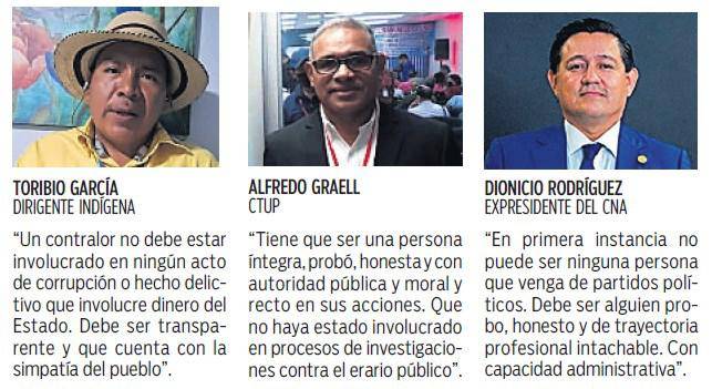 $!17 buscan ser contralor