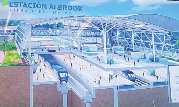 $!ML | Maqueta de la estación de Albrook, hoy receptora de la Línea 1 (derecha), pero que en el futuro será también el punto de llegada y salida de la Línea 3. El monorriel de la Línea 3 llegará vía subterránea (izq).