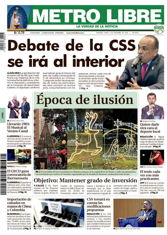 Portada del 29 de diciembre de 2024