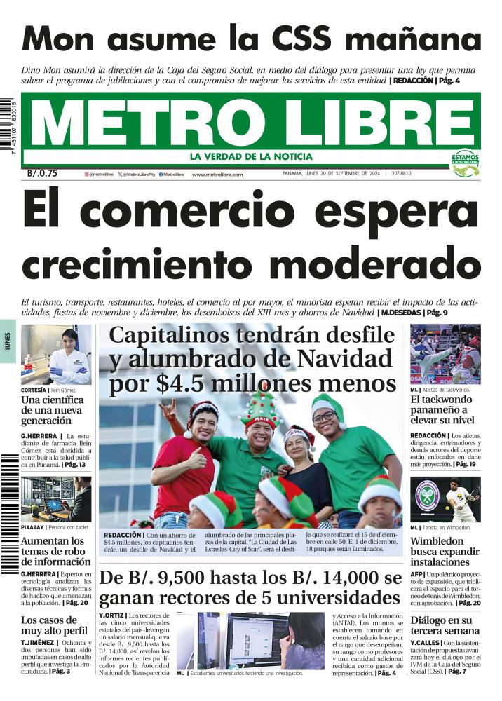 Portada del 30 de septiembre de 2024