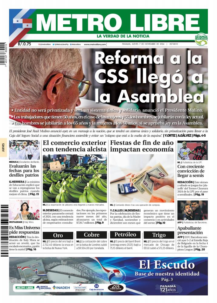 Portada del 7 de noviembre de 2024