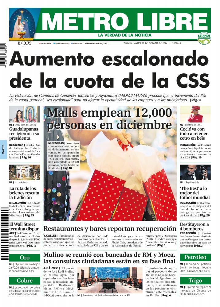 Portada del 17 de diciembre de 2024