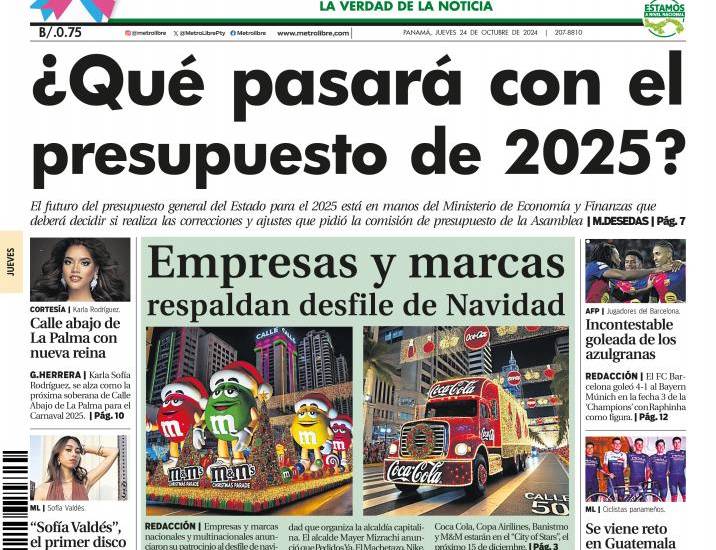 Portada del 24 de octubre de 2024