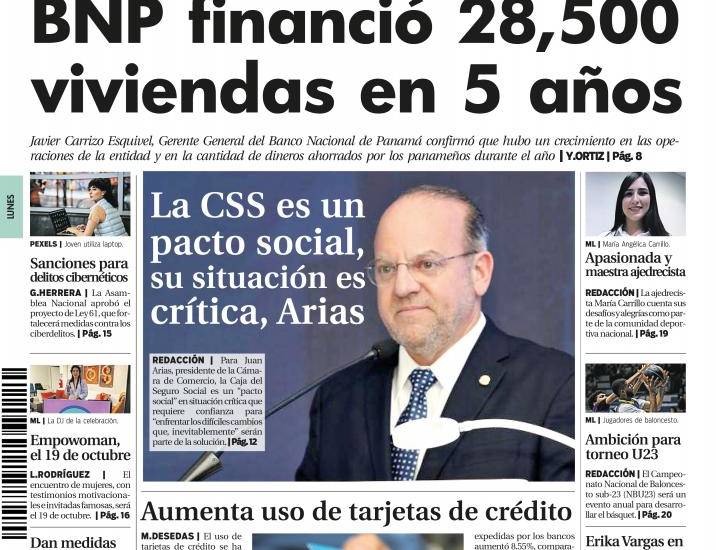 Portada del 14 de octubre de 2024