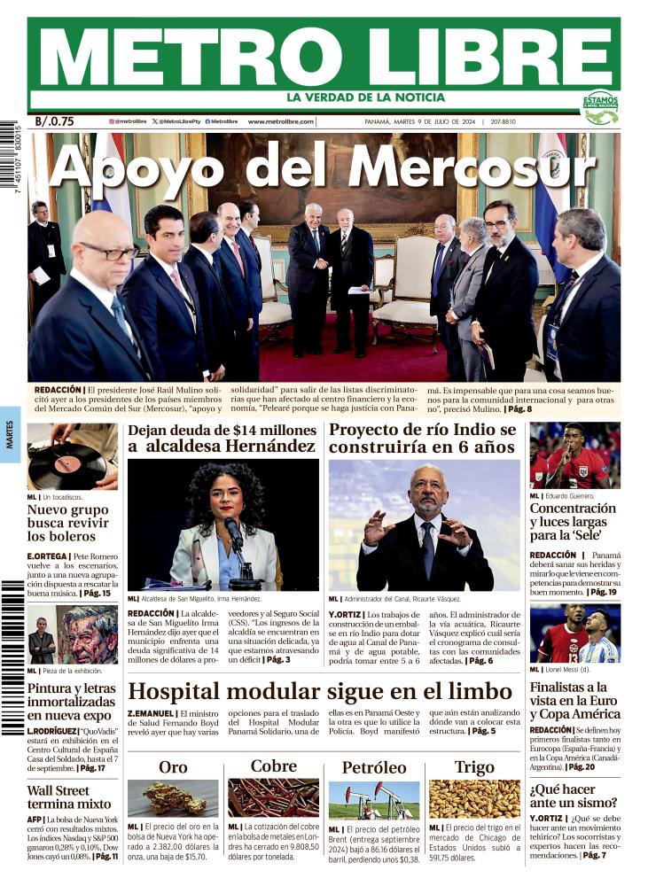 Portada del 9 de julio de 2024