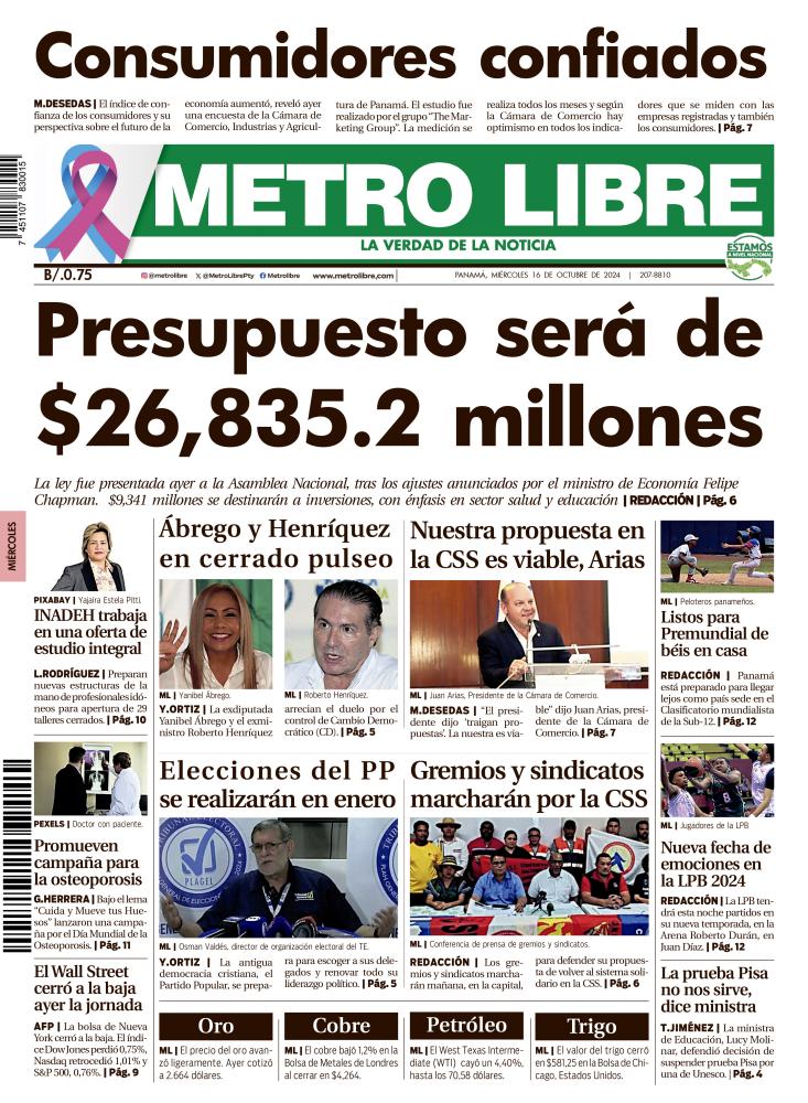 Portada del 16 de octubre de 2024