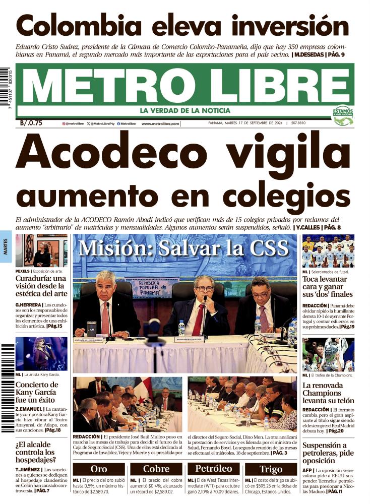 Portada del 17 de septiembre de 2024