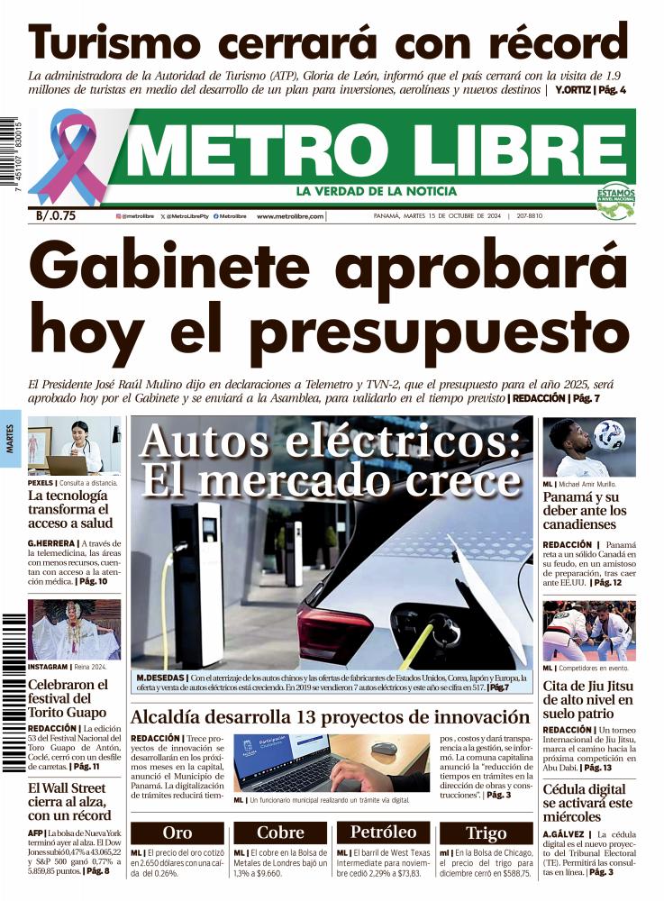 Portada del 15 de octubre de 2024