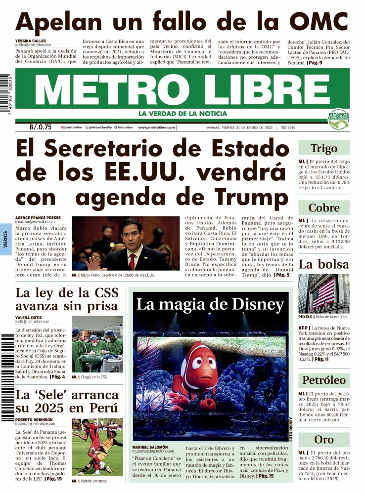 Portada del 24 de enero de 2025