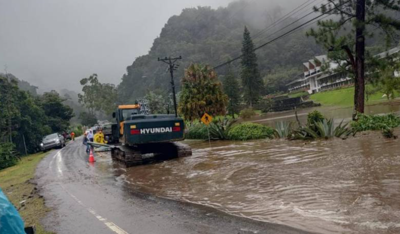 ML | Desbordamiento en Bambito, en la provincia de Chiriquí.