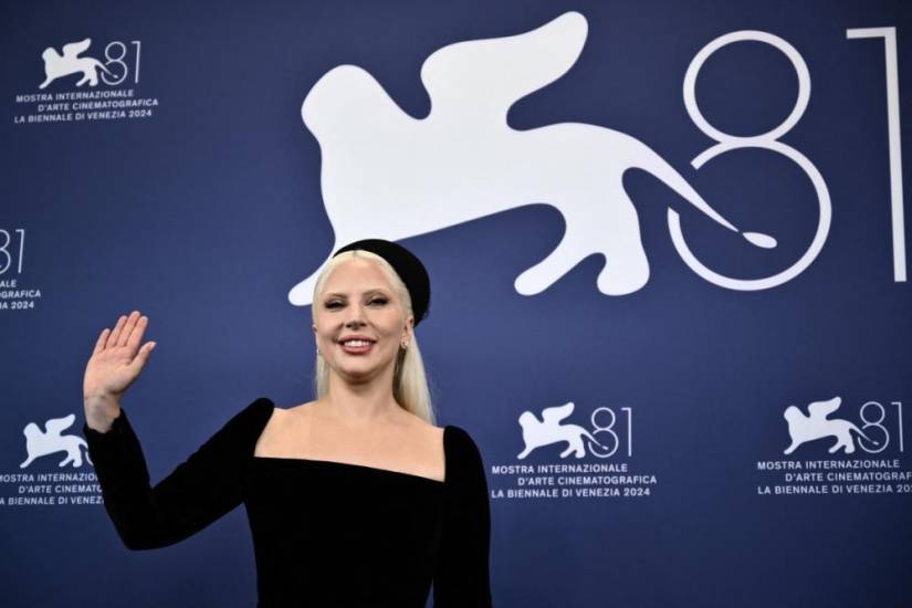 AFP | La actriz y cantante Lady Gaga asiste al photocall de la película ‘Joker: Folie a deux’.