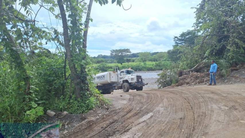 Ordenan la paralización de extracción de material pétreo en un tramo del río San Félix.