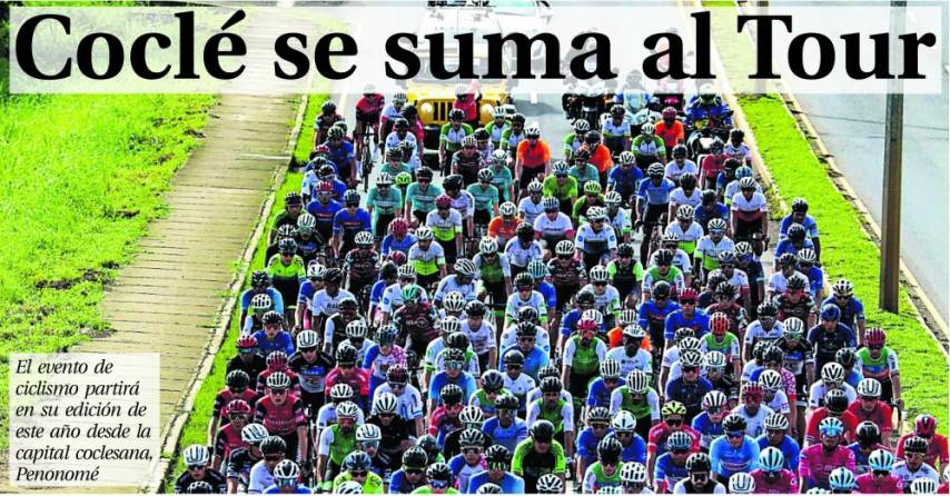 CORTESÍA | Pelotón de ciclistas en el Tour de Panamá 2023.