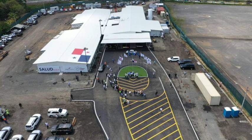 Área donde se encuentra el Hospital Panamá Solidario, en Albrook.