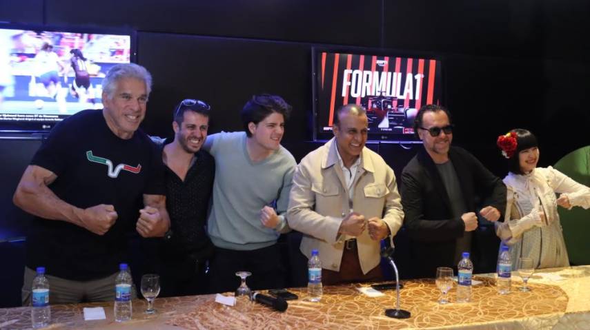 Lou Ferrigno, Emilio Treviño, Cristian Duce, René García y Mika Kobayashi están en Panamá.