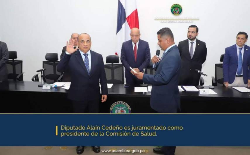 Alaín Cedeño presidirá la Comisión de Trabajo, Salud y Desarrollo Social de la Asamblea