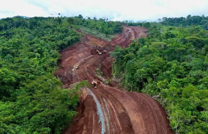 ML | Carretera que forma parte del proyecto Quebrada Ancha-María Chiquita.