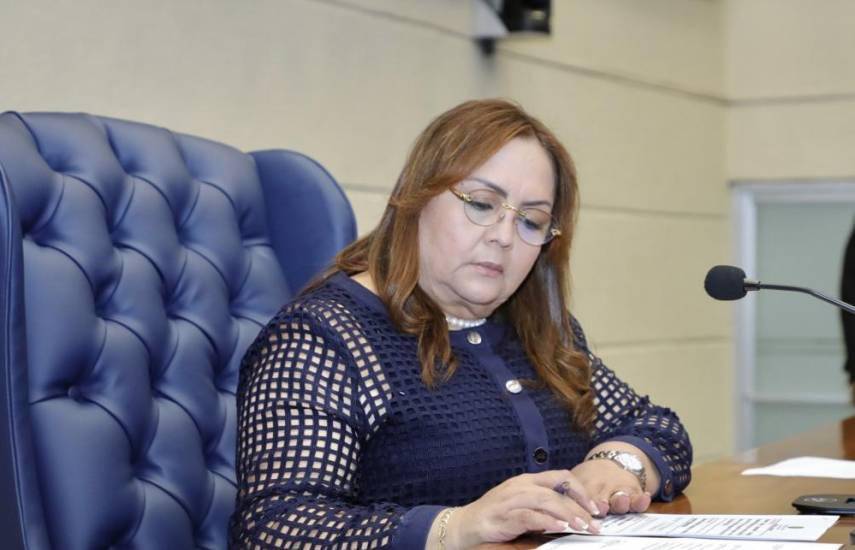 La diputada y presidenta de la Asamblea Nacional Dana Castañeda.