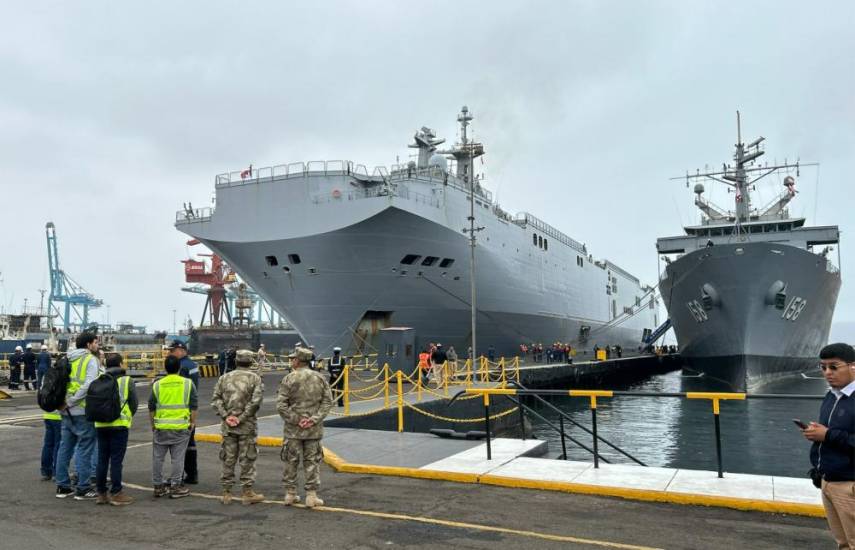 El grupo naval Jeanne d’Arc de la Armada francesa cruzará el Canal de Panamá