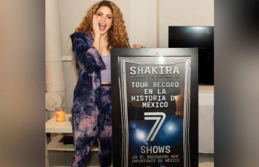 Shakira rompe récord en México con “Las mujeres ya no lloran Tour”