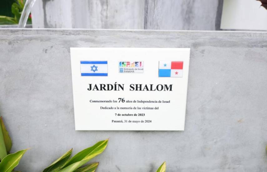 Embajada de Israel y comunidad judía en Panamá donan jardín a la Ciudad de la Salud