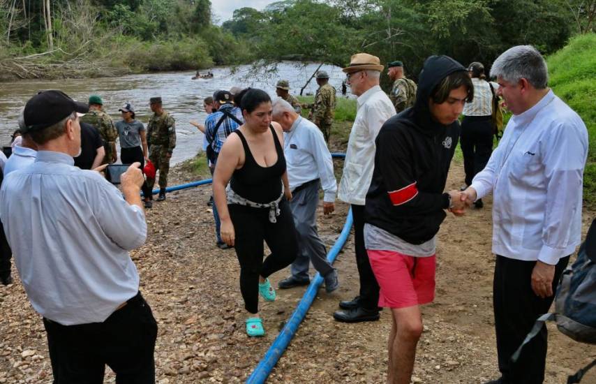 Obispos visitan Darién para conocer la crisis migratoria