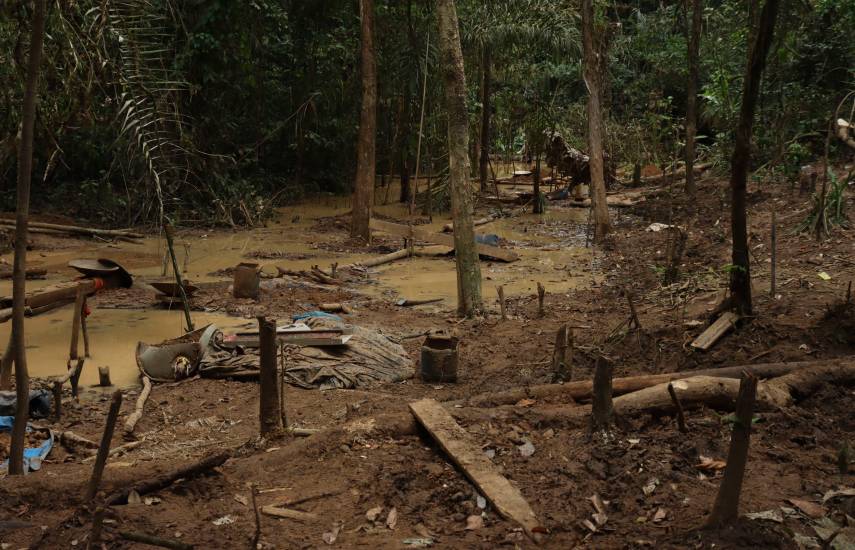 Desmantelan red de minería ilegal en el Parque Nacional Darién