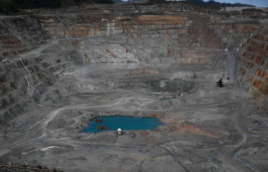AFP | Vista de la mina de cobre en Donoso, Panamá.