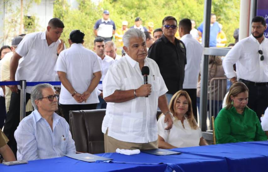 ML | El presidente José Raúl Mulino en Chiriquí.