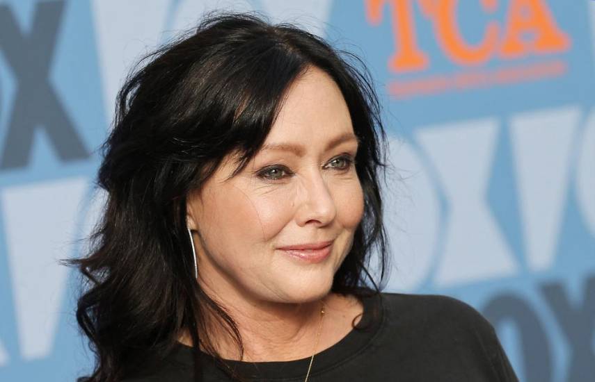 (FILES) US actress Shannen Doherty attends the FOX Summer TCA 2019 All-Star Party at Fox Studios in Los Angeles on August 7, 2019. - US actress star of 'Beverly Hills: 90210' Shannen Doherty has died at the age of 53 after battling with cancer since 2015. (Photo by Michael Tran / AFP)