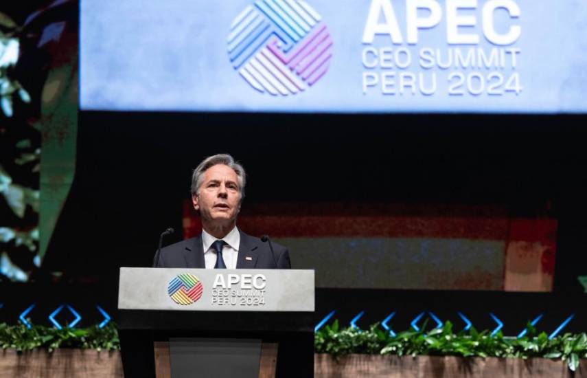 Blinken califica la APEC como “increíblemente importante para hacer un lugar mejor del mundo que compartimos”